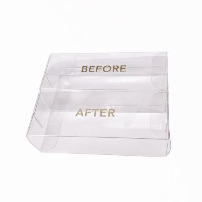 China Low MOQ Recyclable Clear PVC Plastic Packaging Boxes Transparent PET Plastic for sale