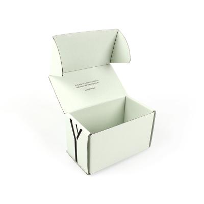 China Custom Materials Logo Cardboard Mailing Box Cosmetics Recycled Mailing Corrugated Shipping Skin Care Packaging Boxes for sale