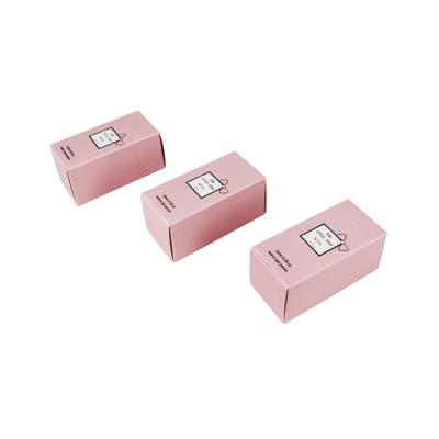 China Yilucai Matt Pink Color Nail Polish Recyclable Packaging Box With Your Own Logo for sale