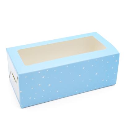 China Handmade Wholesale Printing Cookie Cakebox Food Paper Packaging Box For Sweet Food for sale