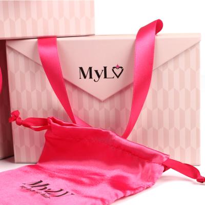 China Wholesale Custom Recyclable Premium Logo Pink Magnetic Cardboard Paper Wig Hair Extension Packaging Box Luxury Gift Packaging Box for sale