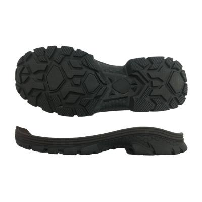 China Black lightweight soft surface Satey coverage and hike high-tech outsole with rubber+EVA +TPU combination for sale