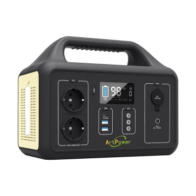 China Type C 600W 461Wh Black / Beige Portable Power Station For Camping Use for sale