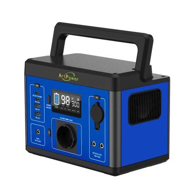 China Type C 300W 269Wh Black / Blue Rechargeable Portable Power Station For Camping Use for sale