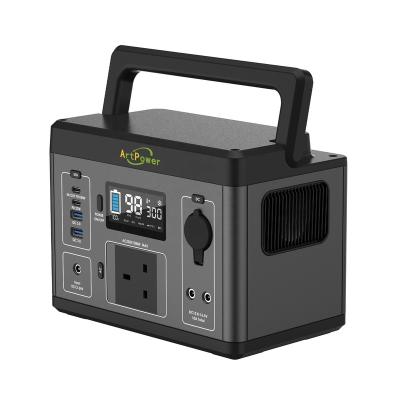 China Black Gray Type C 300W 296Wh Rechargeable Portable Power Station For Camping Use for sale