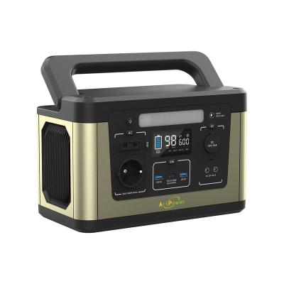 China Type C 600W 461Wh Black / Beige Rechargeable Portable Power Station For Camping Use for sale