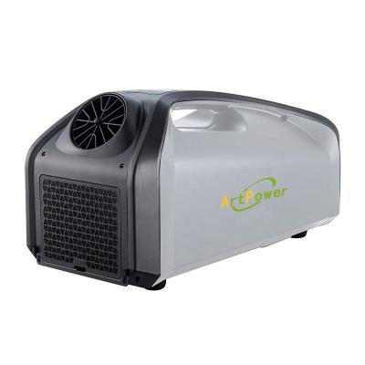 China Panasonic DC Inverter Compressor 2550BTU Portable Air Conditioner For Camping Use Black / Silver / for sale