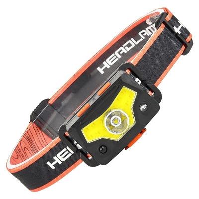 China Camping Built In 1200 MAH Rechargeable Lithium Battery Headlamp for sale