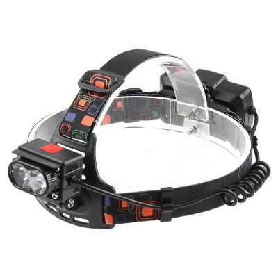 China Rechargeable Camping T6 LED 2400mAh Lithium Battery Headlight for sale