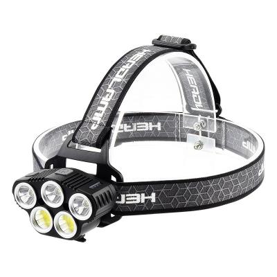 China XPG COB LED Camping Built In 1200 mAh Rechargeable Lithium Battery Headlamp for sale