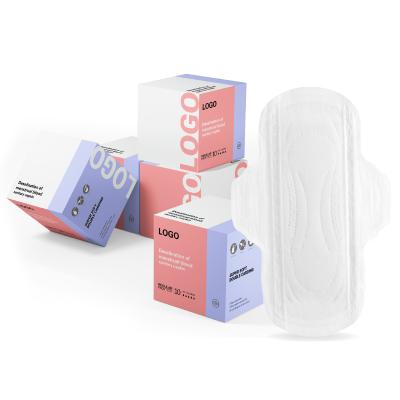 China Wholesale Soft Breathable And Menstrual Blood Hygiene Products Female Private Label Sanitary Napkin Breathable Desalination for sale