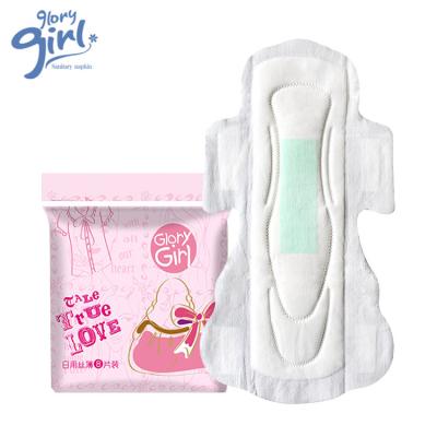 China OEM Breathable Brand Pure Cotton Surface Manufacturing Sanitary Napkin for sale