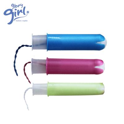 China 100% Cotton Menstrual Period Wholesale Tampons Applicator Women Herbal Plastic Tampon for sale