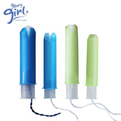 China OEM 100% Eco-Friendly Organic Cotton Factory Menstrual Tampons Applicator Private Label Women Cotton Pad for sale