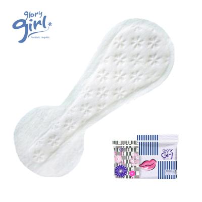 China Smell Control Wholesale Feminine Hygiene Products Sanitary Pads Soft Wingless Medium Panty Liner For Women for sale