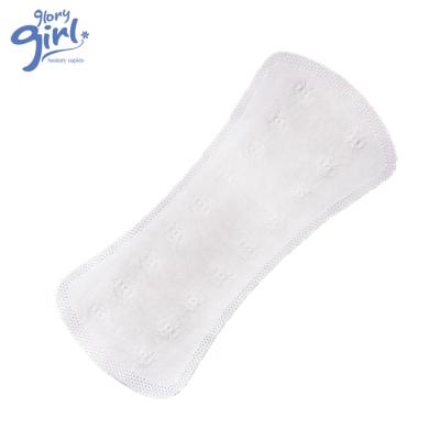 China Odor Control One Grade 100% Cotton Natural Hot Selling Panty Liner Organic Organic Ultra Thin Sanitary Napkin Sanitary Pad For Women for sale