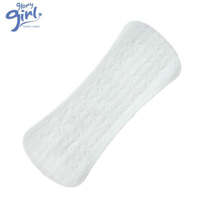 China High Quality Ultra Thin Organic Cotton Panty Liners OEM Breathable Sanitary Pads For Women for sale