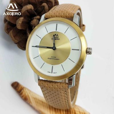 China 2018 New Products Water Resistant Genuine Leather Men's Luxury Watches for sale