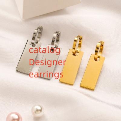 China 2023 other popular brands of retro Y letter earings temperament high-end English designer earrings shape jewelry earrings for women for sale