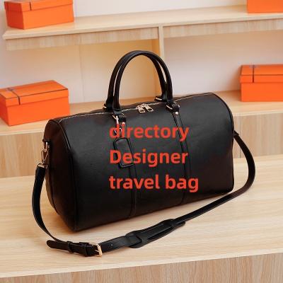 China Fashion PU Leather Travel Handbag 2023Custom Logo Luxury Design Large Capacity Tote Travel Bag Men For Business Trip for sale