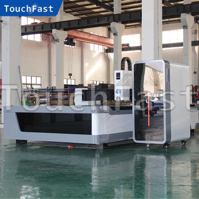 China Touchfast 1kw 2kw 3kw 4kw Water Cooled Fiber Laser Cutting Machine for Metal Plate and Tube with IPG BECKHOFF China Direct Sale Manufacturer for sale