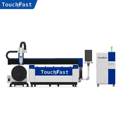 China Promotional SERVOMOTOR Touchfast 1000W 3000W Plate And Tube Price Metal Sheet Fiber Laser Cutting Machine for sale