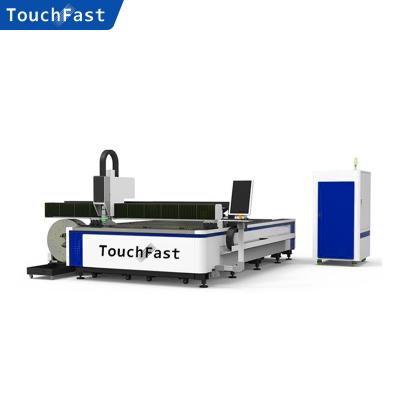 China SERVO MOTOR Touchfast Factory Price 500W 1000W 2000W Stainless Steel Brass And Aluminum Metal Tube Pipe CNC Fiber Laser Cutting Machine for sale