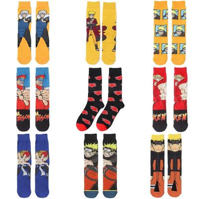 China Wholesale Breathable Awesome Character Fashion Hotsale Cotton Mens Calcetines Crew Funny Cartoon Socks Comics Socks for sale