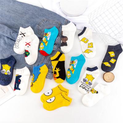 China Fashion New Spring Summer Cartoon Ladies Cute Funny Colorful Ankle Socks Funny Wholesale Cotton Socks for sale