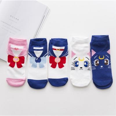 China New spring summer cute creative female jars cute Cat Fashion Personality Ankle Socks wholesale for sale