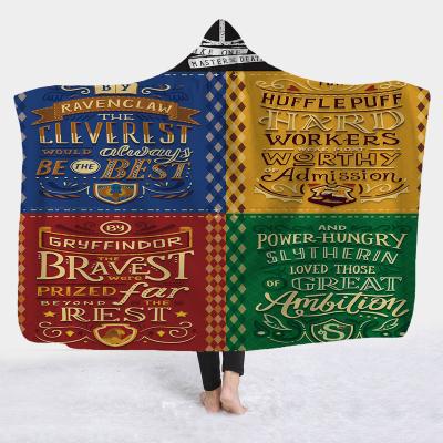 China Custom Double Thickening Anti-static 3D Printing Hooded Covering Palace Style Shawl Bath Towel Portable High Quality Wholesale for sale