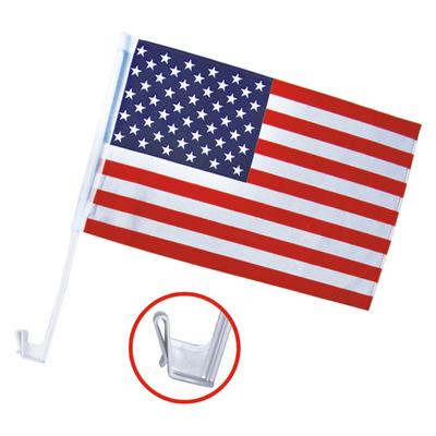 China Decoration Huiyi Promotion Window Hood Car Flag Customized Printed 30x45cm Car Flag for sale