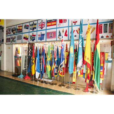 China 2M Metal Office Table Flag Hanging Rack for sale