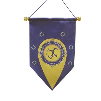 China Bright Color Football Pennant, Hanging Pennant, Football Team Pennant for sale