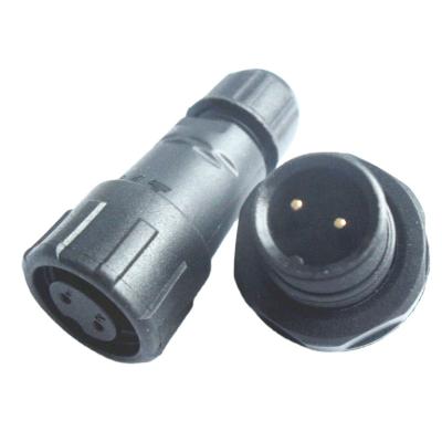 China Welding With M14 Waterproof Cable Connector 12v 2 3 4 5 6 7 8 9 10 Pin Male Female Plug And Socket for sale