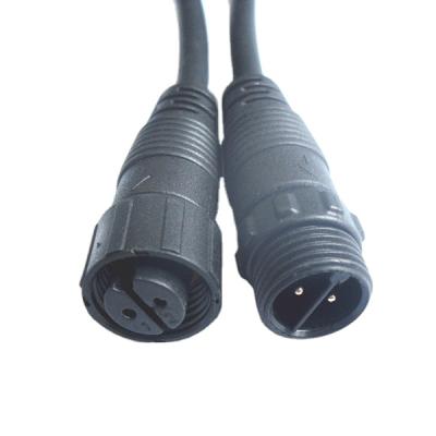 China Molded With M16 Waterproof Electrical Cable Wiring Connector 2 3 4 5 6 7 8 9 10 12 Pin Male Female Cable Connector for sale