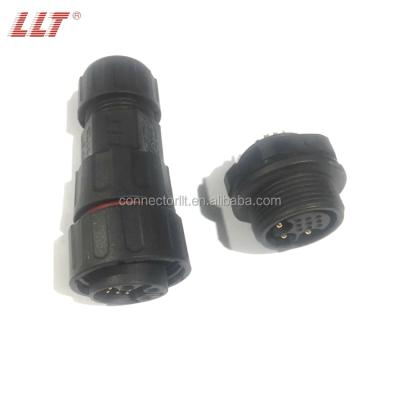 China New Style M25 3+9 Pin Field Installable Wire Waterproof /Soldering LLT Power Connector For Panel Lighting for sale