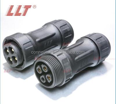 China IP67 70A Power Industry Waterproof Male Female Screw 2 Pole, 3 Poles, 4 Poles Connector for sale