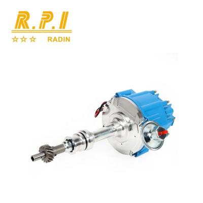 China Engine Parts HEI Ready To Run Ignition Auto Distributor With Blue 65K Coil Cap For Ford 351C 351M 400 429 460 JM6506BL PE332U 1046013 for sale