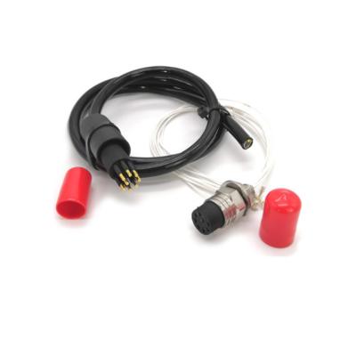 China MCIL-2 4 6 8-M underwater male inline electrical cable connector for sale