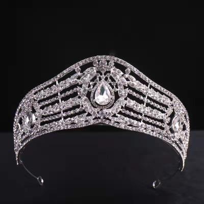 China Decorate the new crown princess props birthday gift bride crown catwalk crown for sale