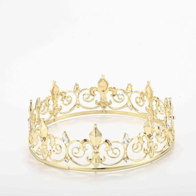 China Luxury Princess Inlaid Beauty Zircon Tiaras and Crowns Prom Pageant Accessories Crystal Wedding Bridal Hair Jewelry Rhinestone Crown for sale