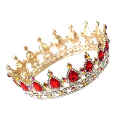 China Bridal Princess Wedding Luxury Inlaid Tiaras King Crowns Prom Pageant Bride Bridal Crown Hair Accessories Rhinestone Crown Fashion Crown for sale