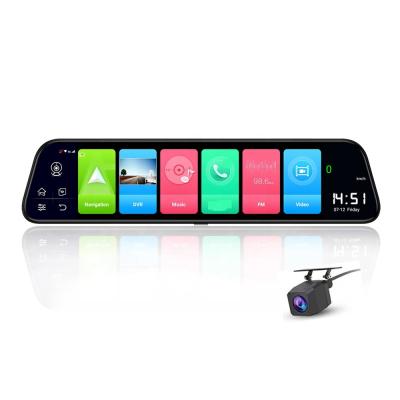 China WIFI/BT/Music/FM Transmit Android Rear View Mirror Hidden Camera In 4G Car Mirror Dash Cam ADAS Car Camera for sale