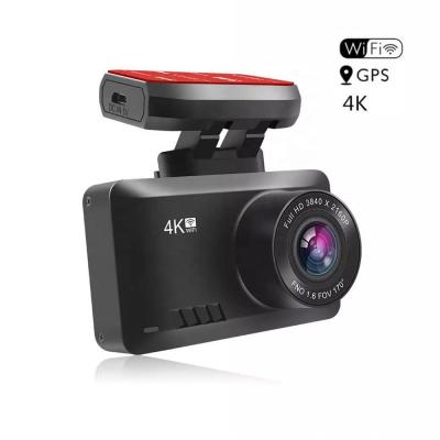 China Waterproof Built-in GPS WiFi Dash Cam 4K UHD Support 24H Smart Parking Monitor for sale