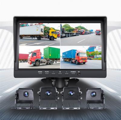 China 360 Degree Truck Cameras 4 Channel AHD Semi Truck Camera System 7 inch / 10 inch for sale