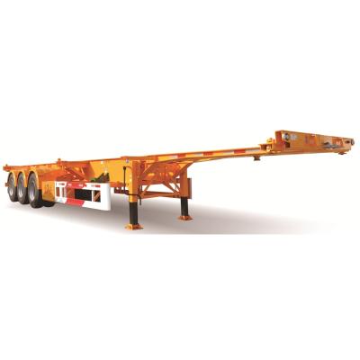 China 20001-25000 kg Maximale nuttige lading CIMC Axle's 3-assige container chassis frames Te koop