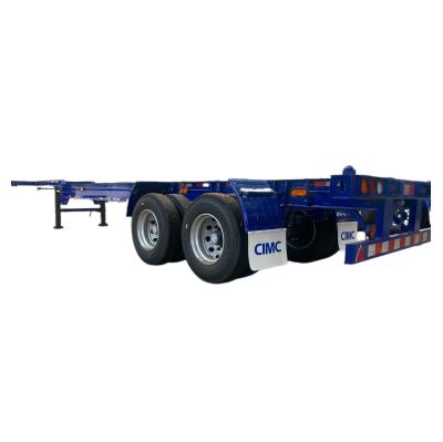 China Skeleton Semi Trailer for Container Transportation Electrophoresis and KTL Powder Coating for sale