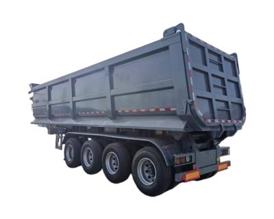 China CIMC's Latest Design 4-Axle 60/80 Ton Dump Semi Trailer with Max Payload 30000 kg for sale