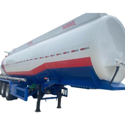 China 60000-Liter 3-Axis Aluminum Alloy Oil Tanker Semi-Trailer Suitable for Truck Trailers for sale